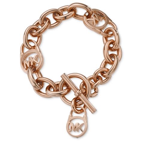 rose gold michael kors bracelet uk|michael kors bracelet with lock.